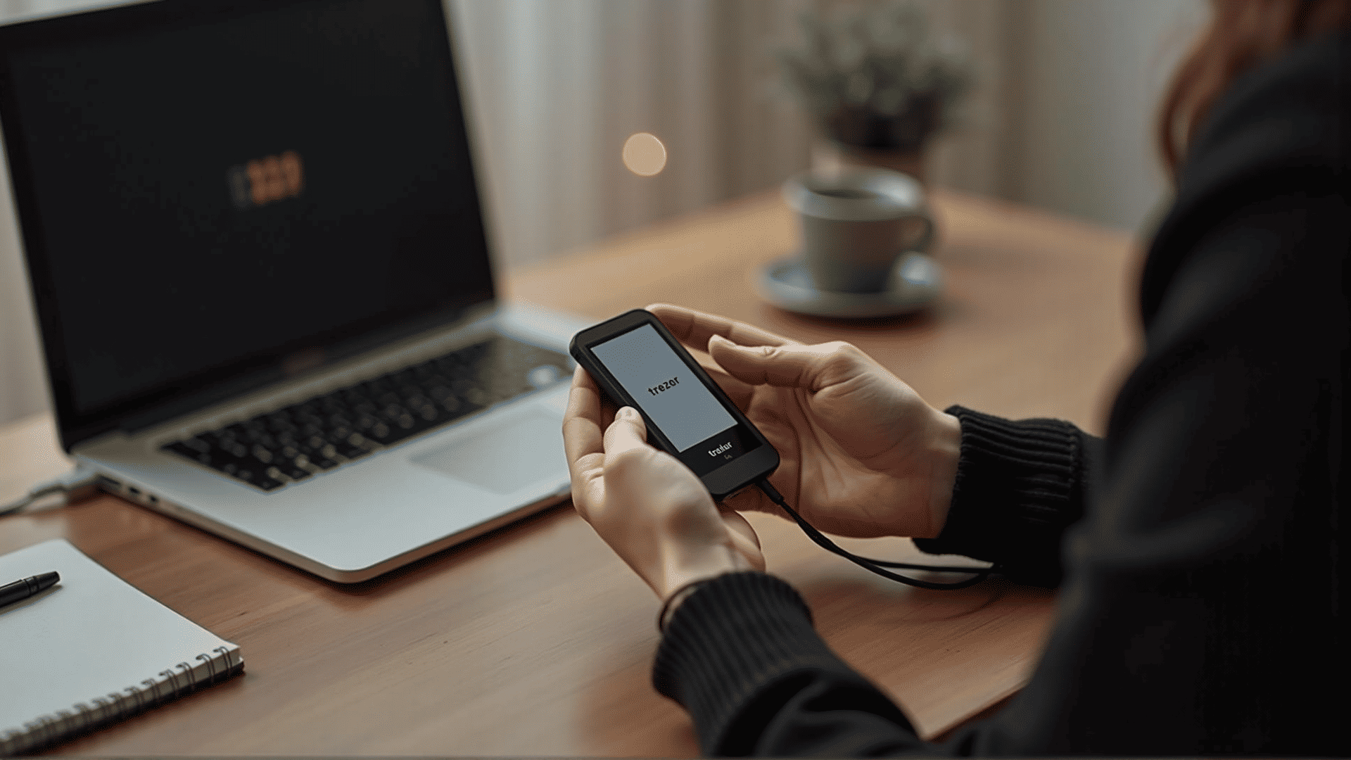 Trezor wallet setup process